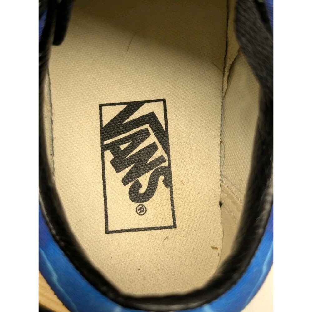 EUC Vans Old Skool Lightning Black/Blue 5.5 US Men/7.5 US Women - Picture 8 of 9
